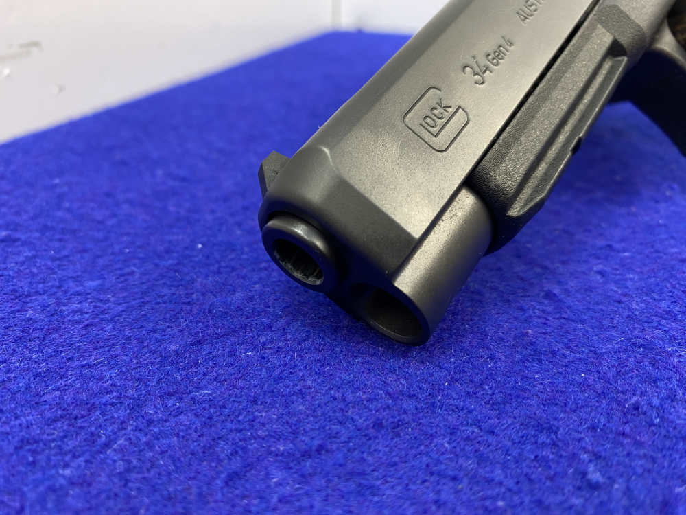 Glock 34 Gen 4 9mm Matte Blk 5.31" *GLOCK RELIABILTY w/ LIGHTING CUT SLIDE*-img-13