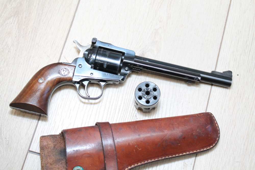 ruger single six new model 22 LR/mag convertible w/ holster-img-1