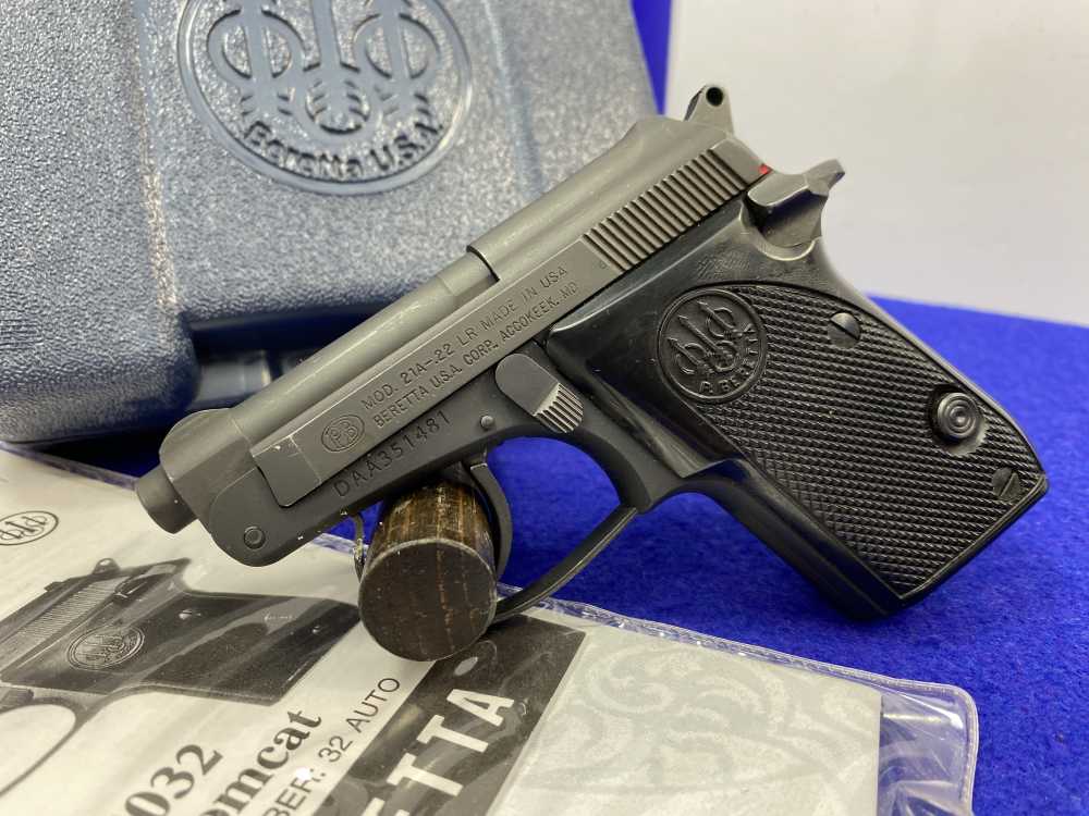 Beretta 21A Bobcat .22LR Black 2.4" *ICONIC TIP-UP BARREL SYSTEM*-img-0