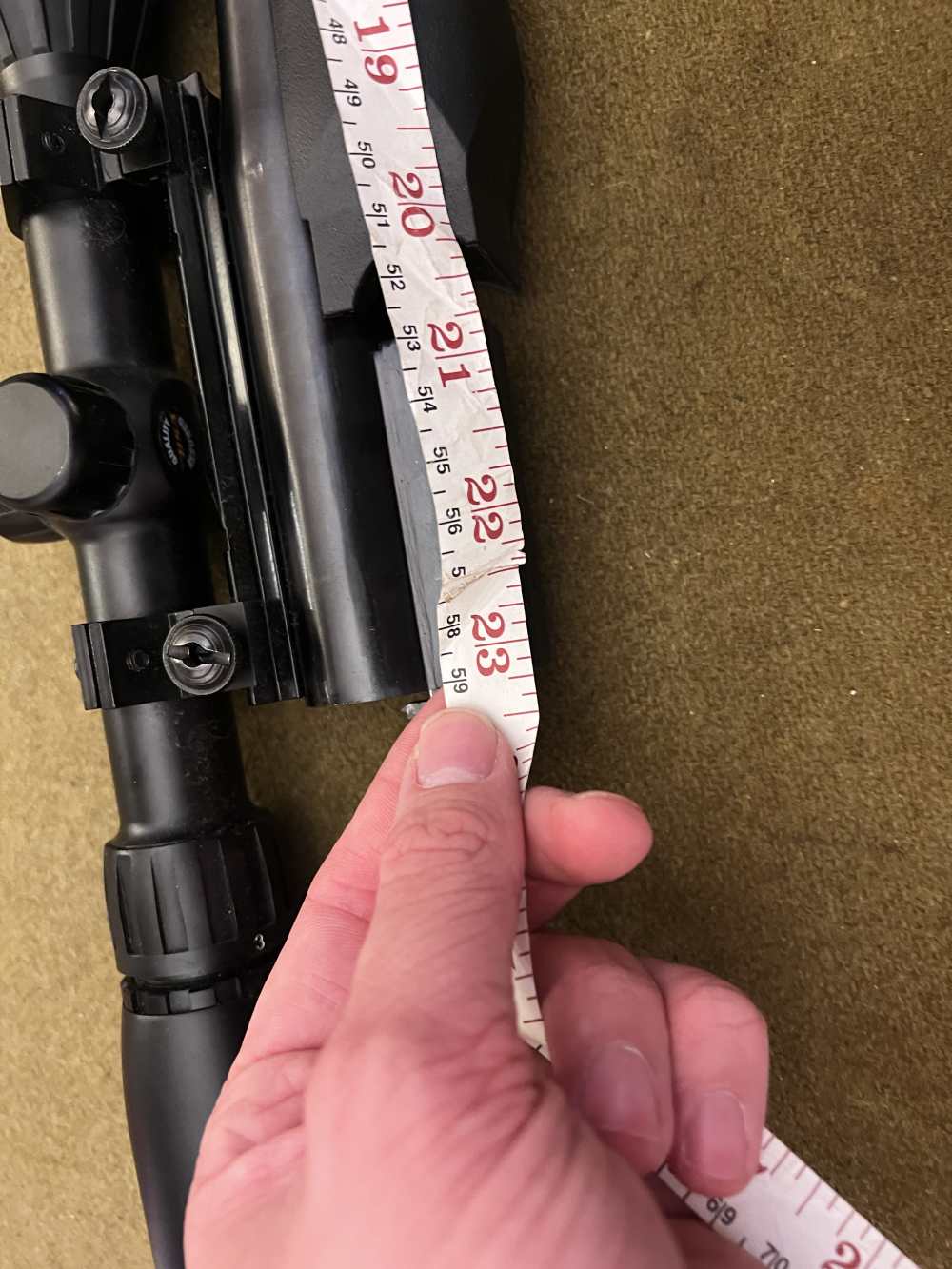 Taurus Rossi Braztech Wizard single shot .243 Winchester rifle barrel scope-img-9