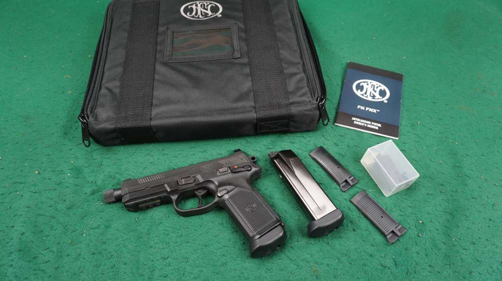 FN FNX 45 FNX45 Tactical 45acp 5.25" Threaded 15-Round Optics Ready -img-0