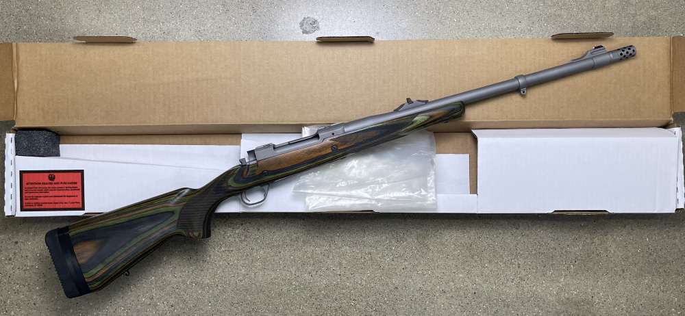 New-Ruger 77 M77 Hawkeye Guide Gun .375 Ruger Stainless 47125 $Super Deal$-img-0