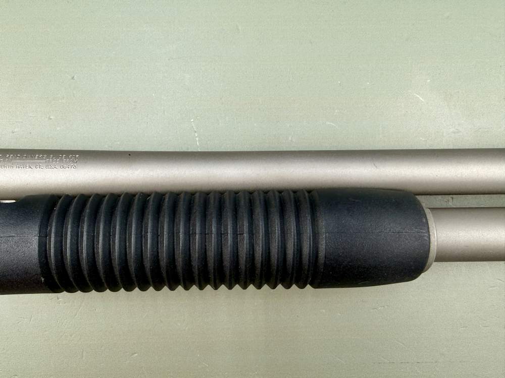 Mossberg 590 12 Gauge Pump Shotgun – 20” Barrel–Silver Finish–Pistol Grip-img-12