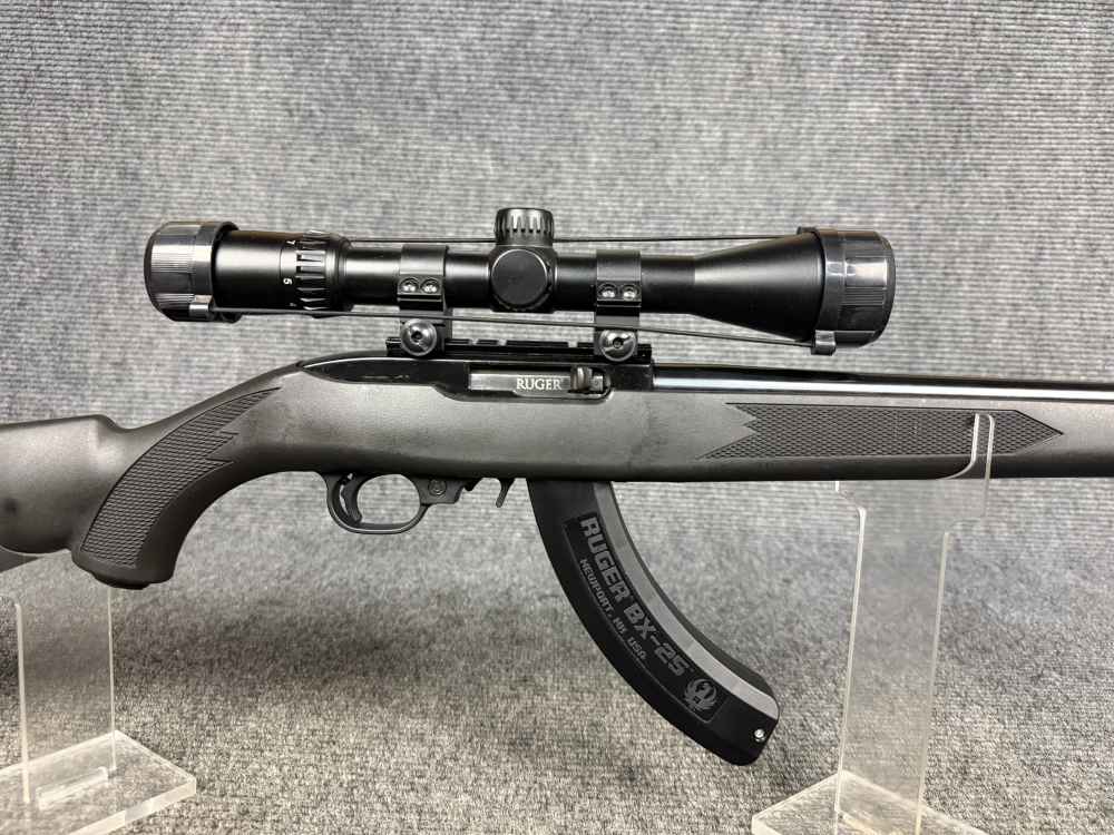 Ruger 10/22 .22LR With Tasco scope and BX-25 Magazine Penny Auction No Res-img-2