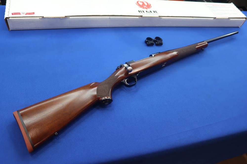 Ruger Model M77 Hawkeye Rifle 257 ROBERTS 22" Blued Walnut 37115 NEW 257ROB-img-0