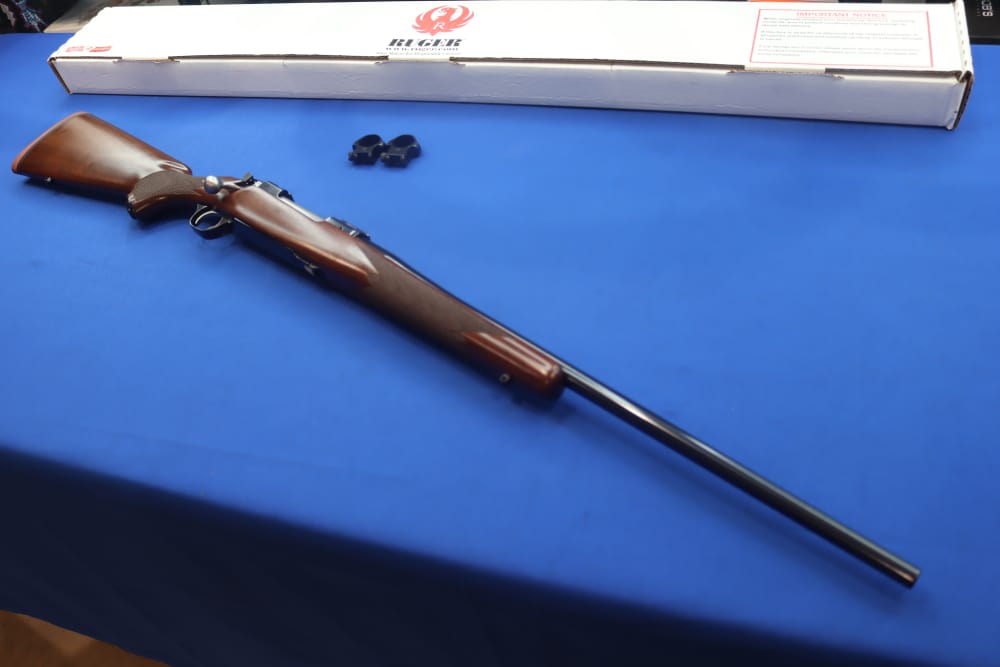 Ruger Model M77 Hawkeye Rifle 257 ROBERTS 22" Blued Walnut 37115 NEW 257ROB-img-39