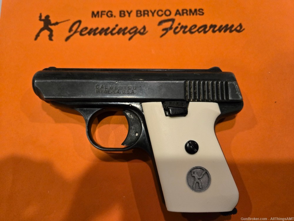 Bryco Arms Jennings J22 J25 Smooth Grips (New Model Flip Safety) w/Meds-img-4