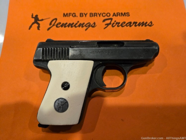 Bryco Arms Jennings J22 J25 Smooth Grips (New Model Flip Safety) w/Meds-img-6