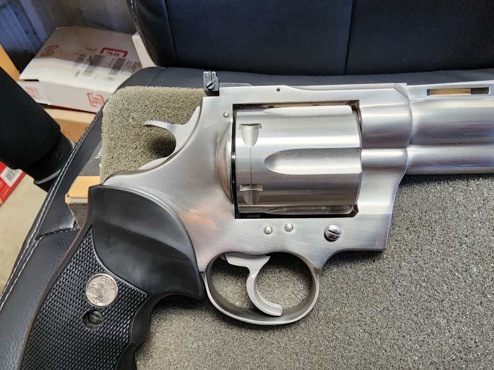 PICS! USED 2000 COLT ANACONDA 44 MAG 6 STAINLESS REVOLVER SNAKE GUN DT SS-img-8