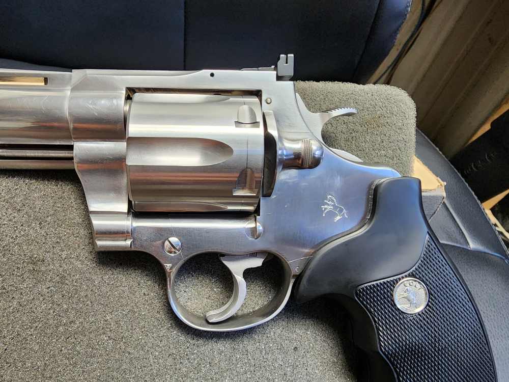 PICS! USED 2000 COLT ANACONDA 44 MAG 6 STAINLESS REVOLVER SNAKE GUN DT SS-img-12