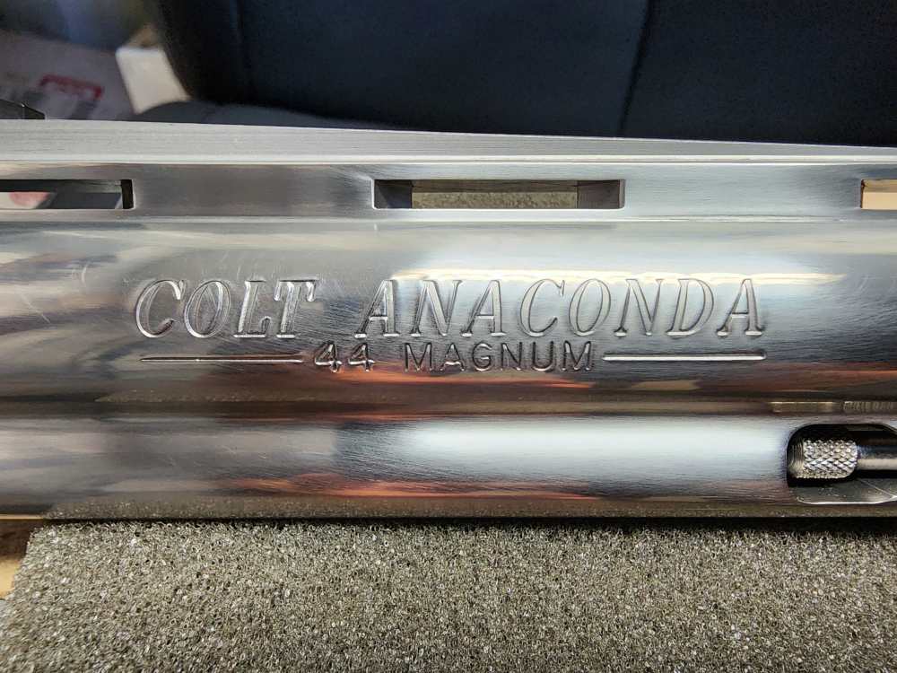 PICS! USED 2000 COLT ANACONDA 44 MAG 6 STAINLESS REVOLVER SNAKE GUN DT SS-img-14