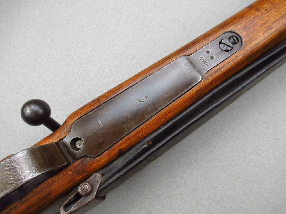 Rare 1940 WWII German ERMA Erfurt AX Mauser Karabiner k98 8mm 98 rifle 98k -img-64