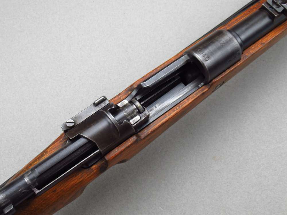 Rare 1940 WWII German ERMA Erfurt AX Mauser Karabiner k98 8mm 98 rifle 98k -img-72