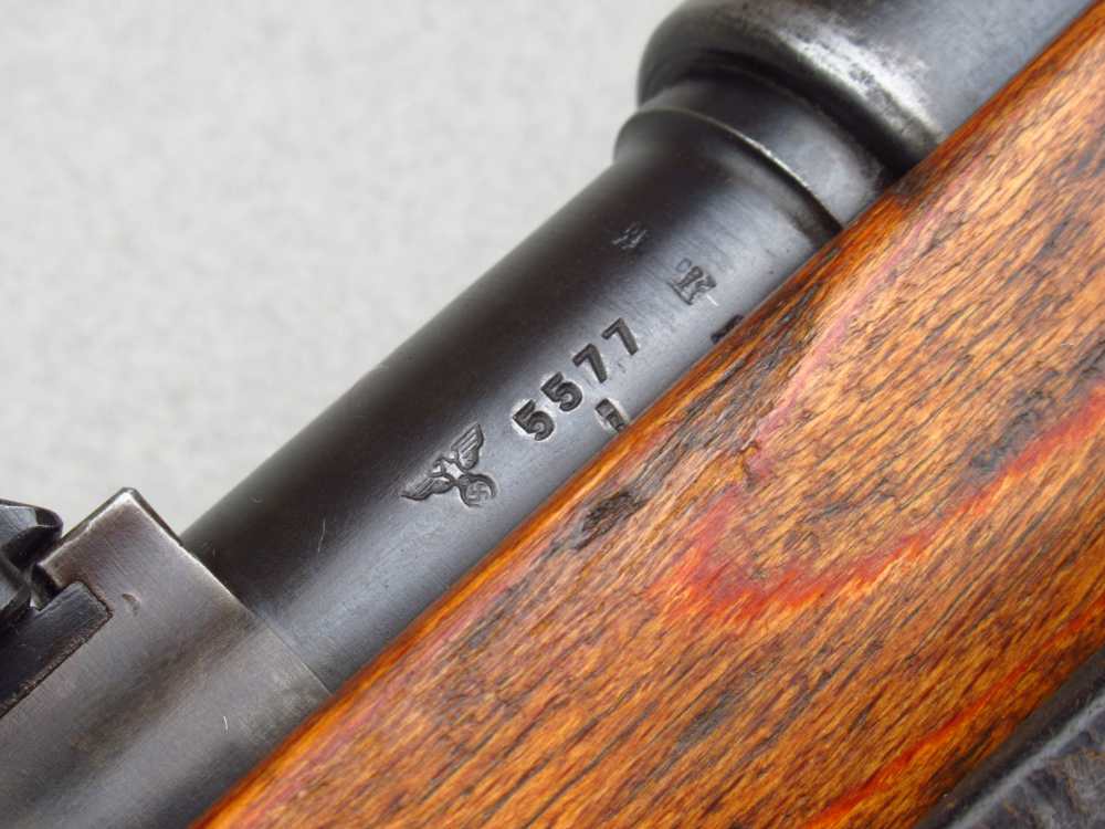 Rare 1940 WWII German ERMA Erfurt AX Mauser Karabiner k98 8mm 98 rifle 98k -img-32