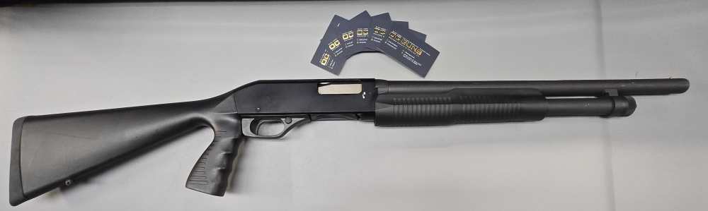 SAVAGE STEVENS MODEL 320 SECURITY 12 GA 18.5" PISTOL GRIP BEAD SIGHT SN 160-img-1