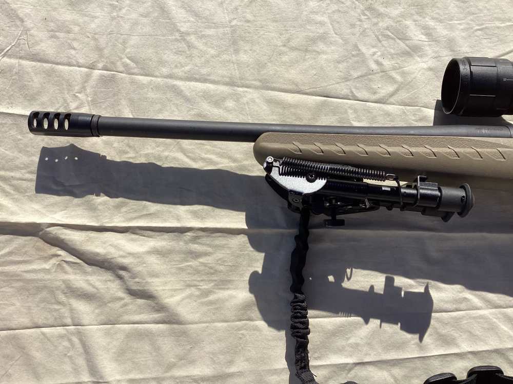 Ruger American 350 Legend RH Tan Stock BSA Scope-img-15
