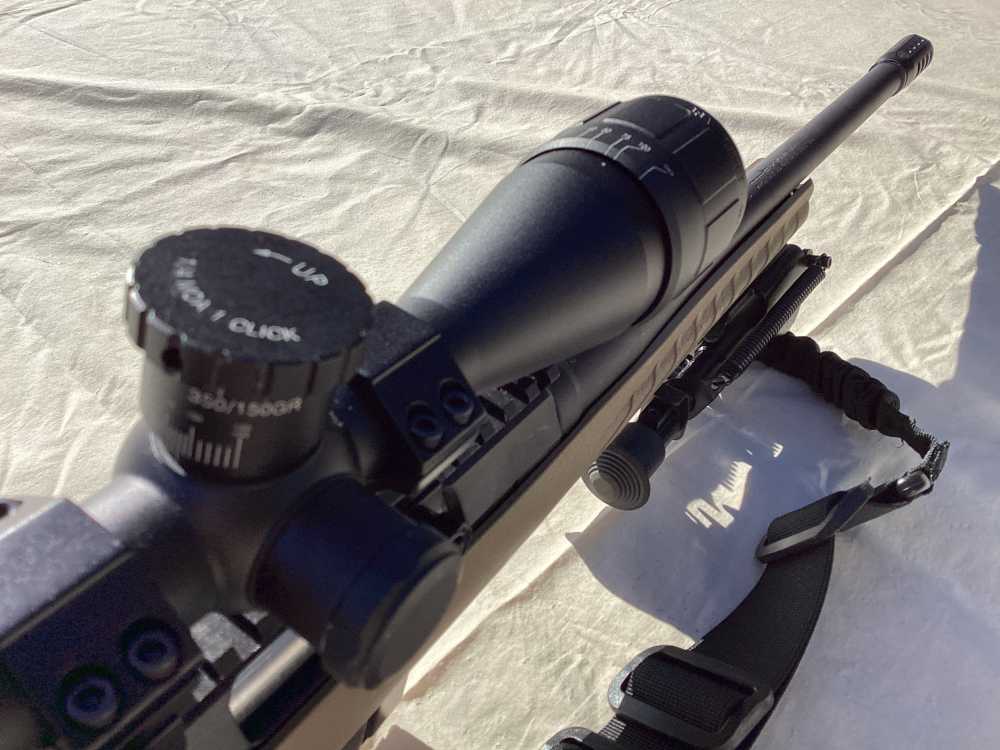 Ruger American 350 Legend RH Tan Stock BSA Scope-img-9