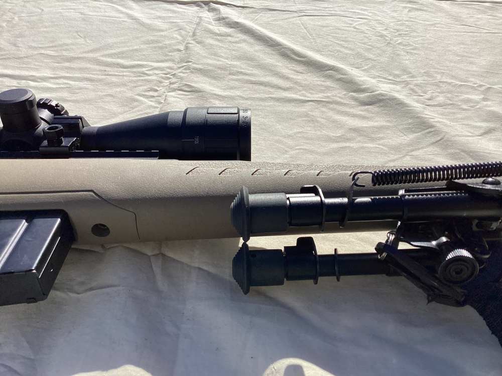 Ruger American 350 Legend RH Tan Stock BSA Scope-img-6