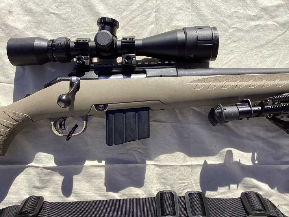 Ruger American 350 Legend RH Tan Stock BSA Scope-img-4