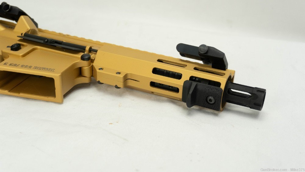 Kula Custom K-1 Gold 5" .223 ar-15 pistol -img-10