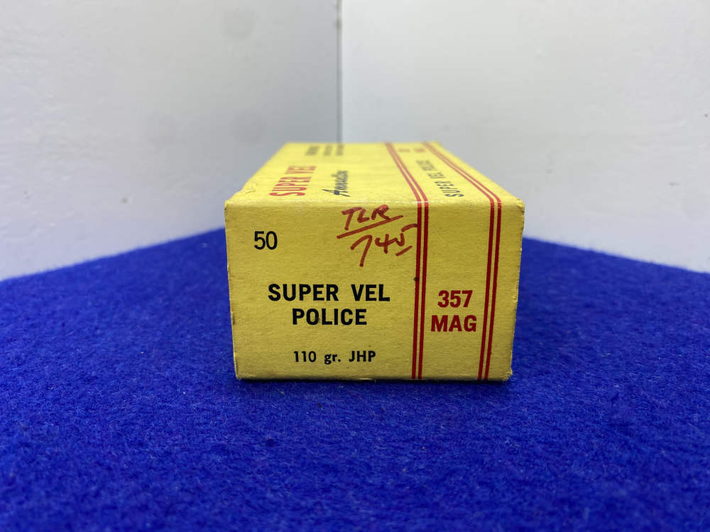 50 Rounds Vintage Super Vel Police .357 Mag 110Gr JHP Ammo *HIGH VELOCITY*-img-8