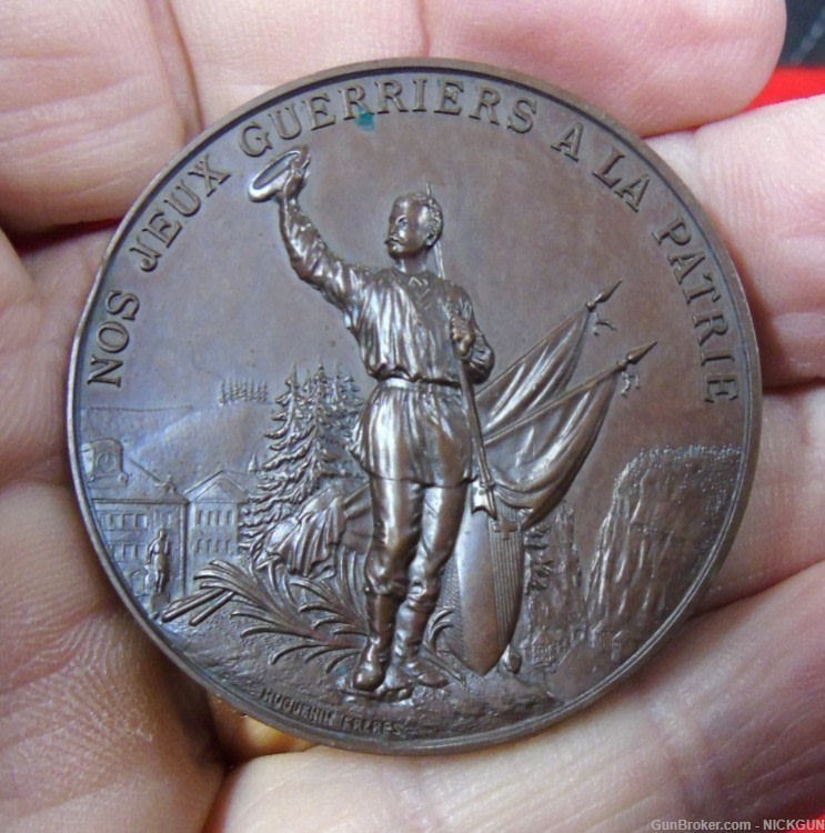 Swiss Shooting festival Medal 1892.-img-1