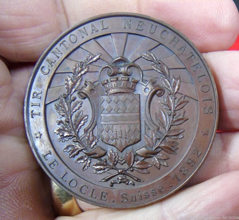 Swiss Shooting festival Medal 1892.-img-2