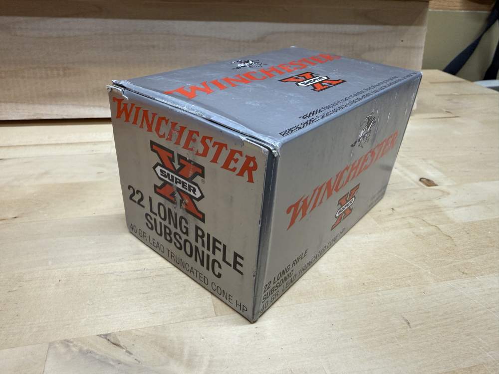 WINCHESTER 22LR SUBSONIC 40GR  500ROUNDS -img-0