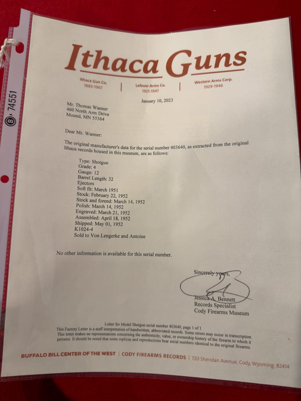 Fabulous Factory Engraved 12 GA Ithaca Grade 4E Single Barrel Trap Shotgun -img-3