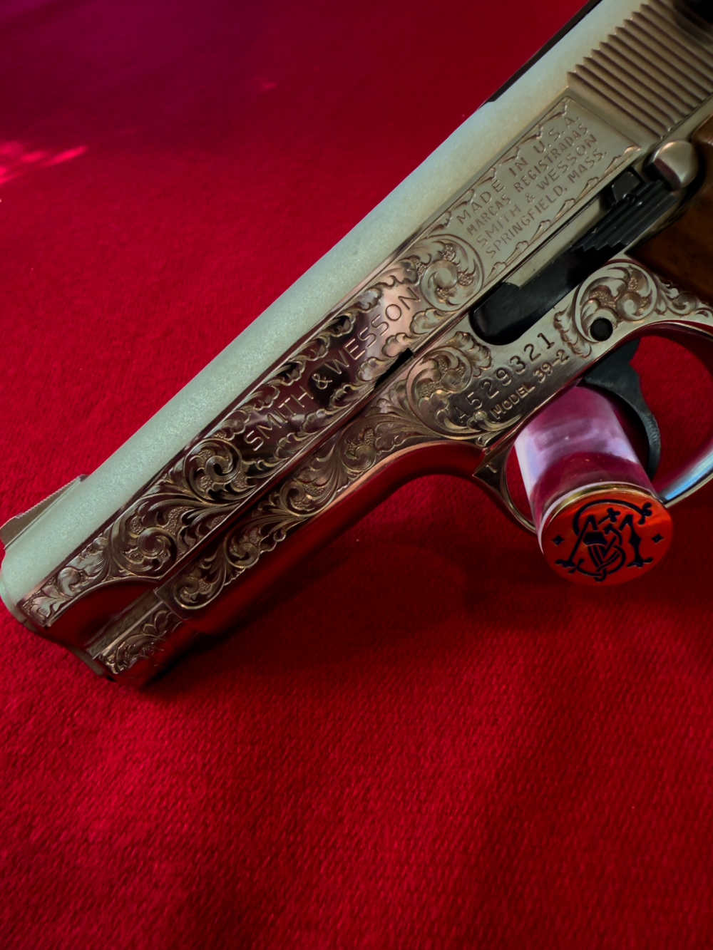 Stunning Factory A-Class Engraved Smith & Wesson Model 39-img-5