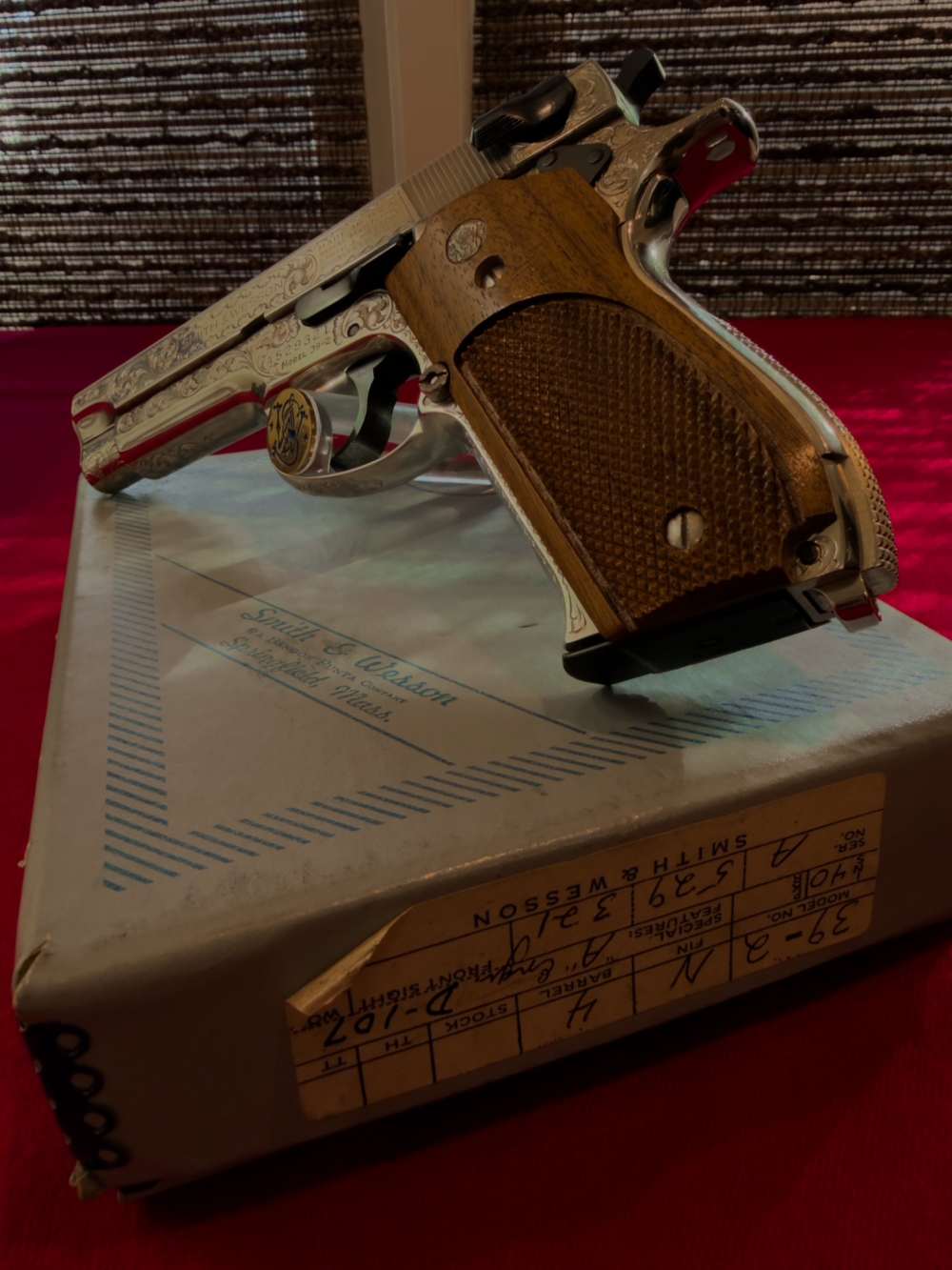 Stunning Factory A-Class Engraved Smith & Wesson Model 39-img-2