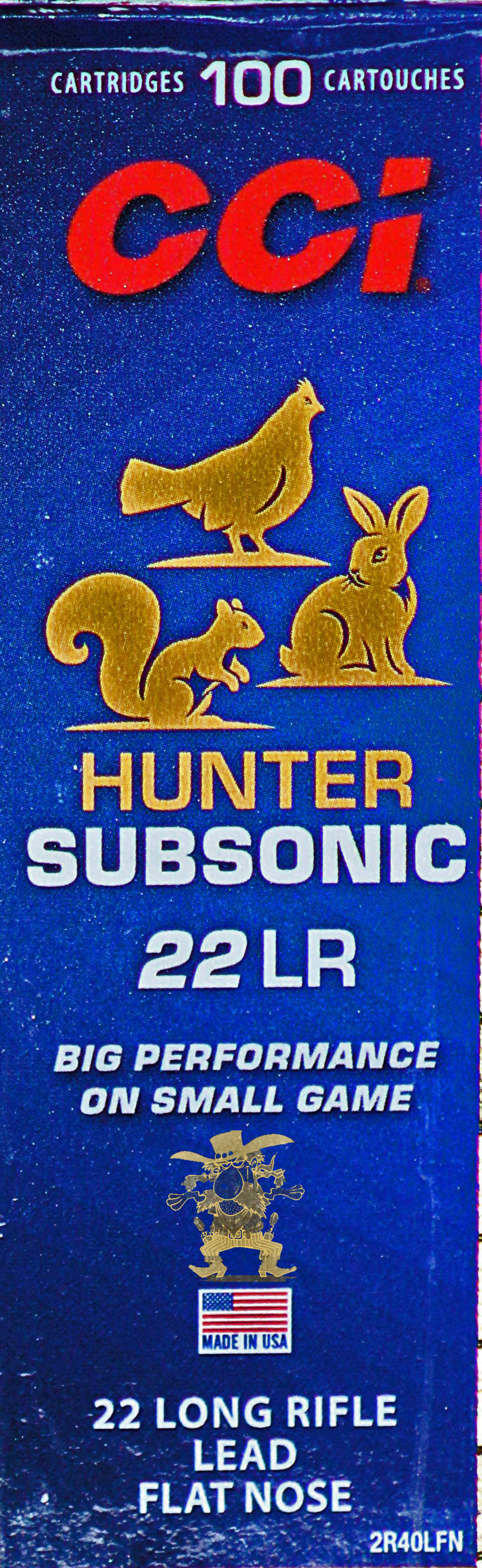 CCI 22 LR HUNTER Subsonic 22LR Suppressor 40 Gr 100 RDS-img-2