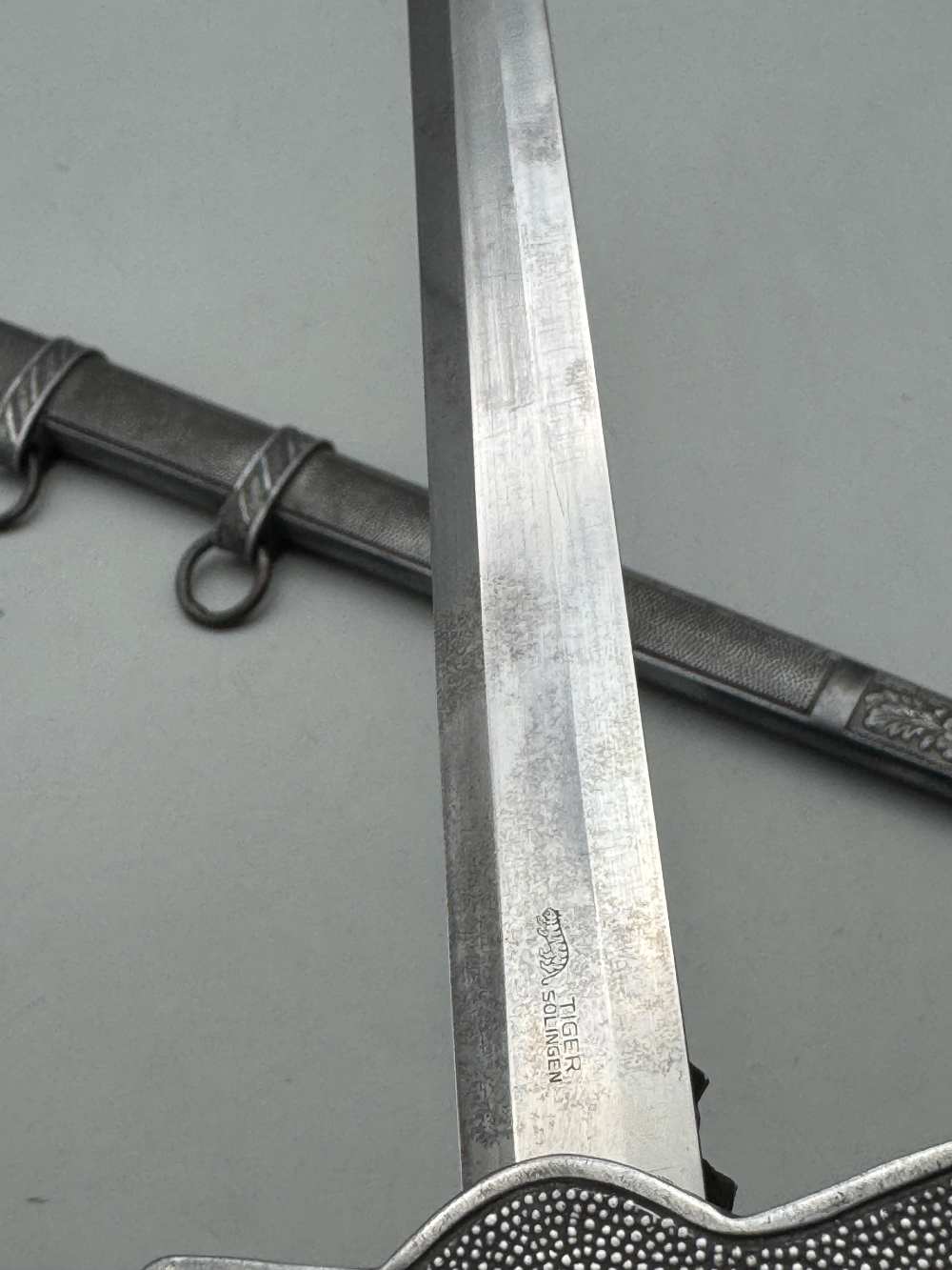 WW2 German TIGER Luftwaffe Dagger sword knife bayonet uniform-img-5