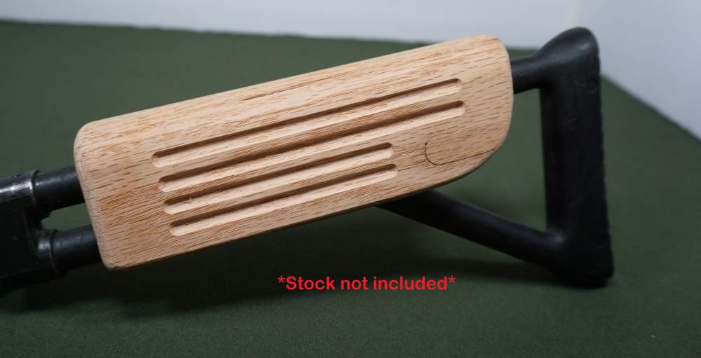 RARE South African Galil Folding Stock Wood Cheek Riser R4 R5 R6 SADF -img-1