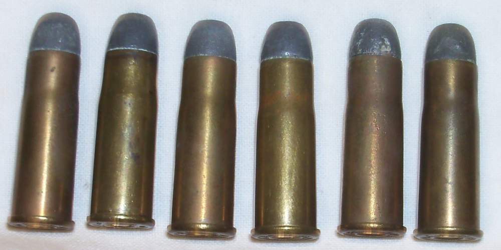 38-40 raised headstamps UMC S H 38CF times 6 rounds-img-0