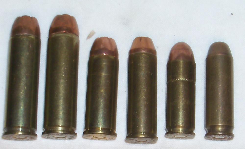 6 different magnum handgun cartridges-img-0