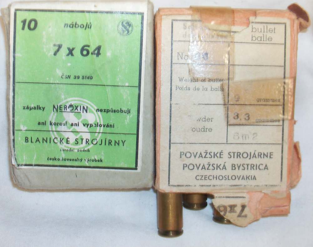 7 x 64 European 10 round boxes full and partial-img-0