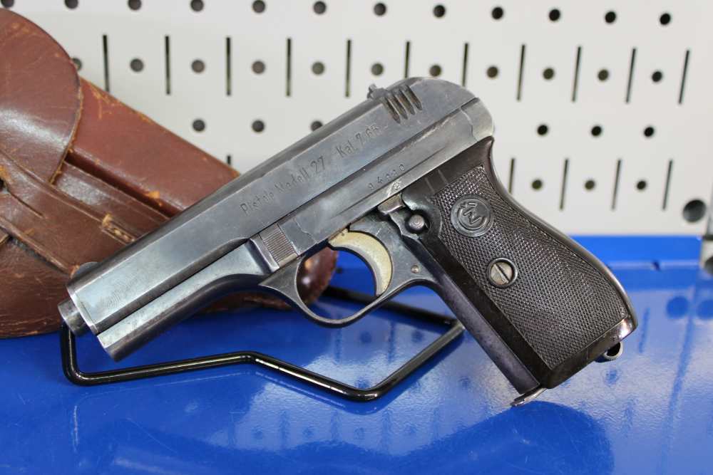 Czech CZ-27 - German Occupation - WaA76 - 32 ACP - 1942 - Holster Included-img-2