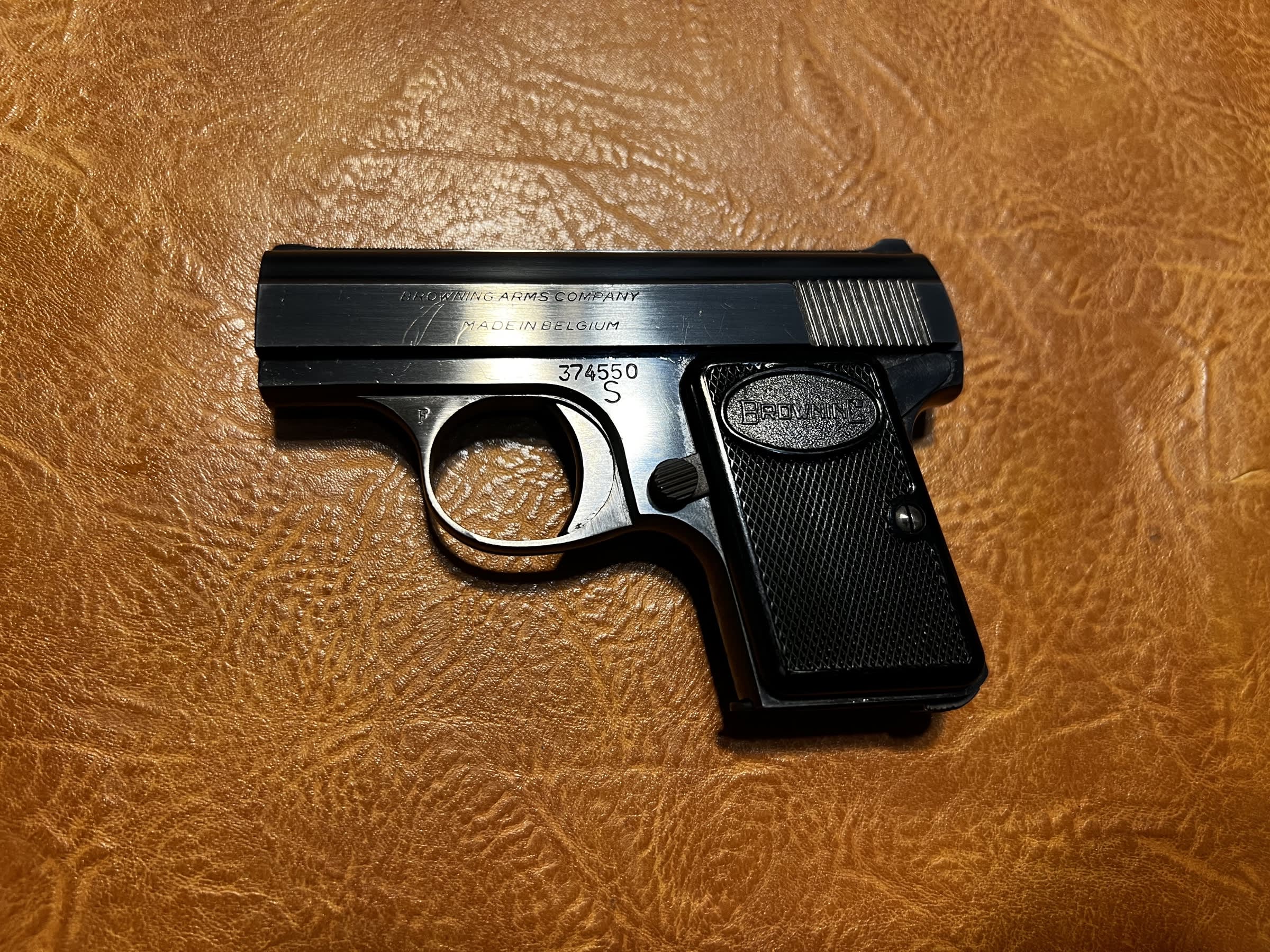 Browning Baby Browning 25 ACP 6.35mm Belgian Pocket Pistol-img-0