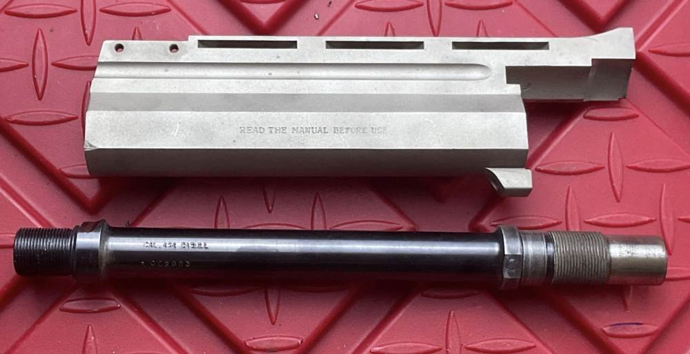 RARE Mateba 6 Unica Sportiva Grifone Revolver 454 8.5 Threaded Barrel #10-img-1