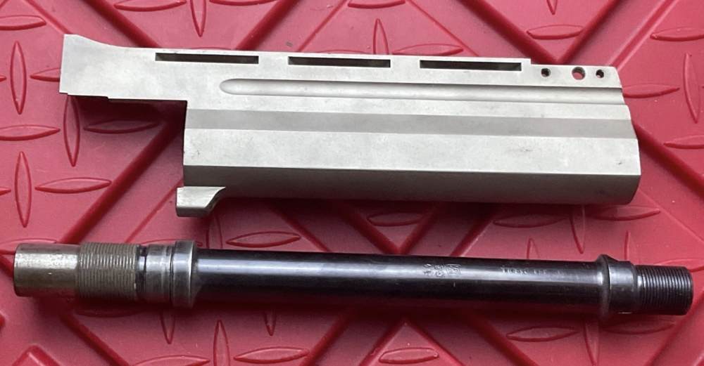 RARE Mateba 6 Unica Sportiva Grifone Revolver 454 8.5 Threaded Barrel #10-img-2
