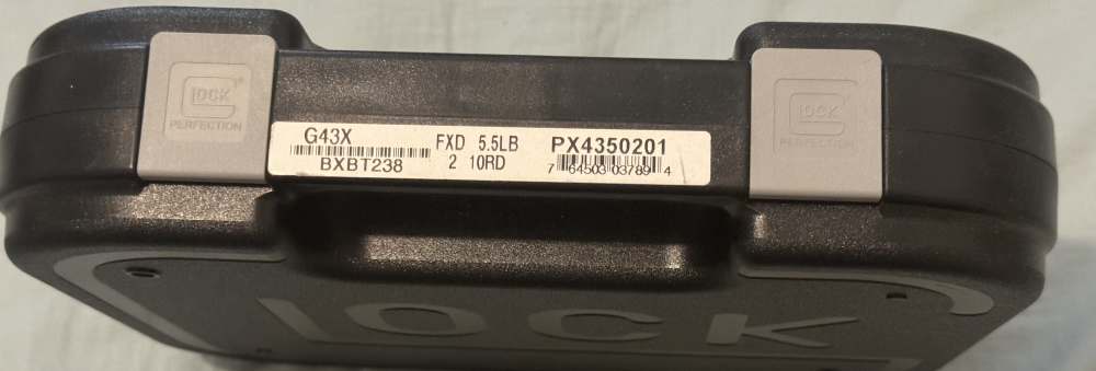 Glock 43X 9mm With Case & 2 - 10Rnd Magazines-img-5