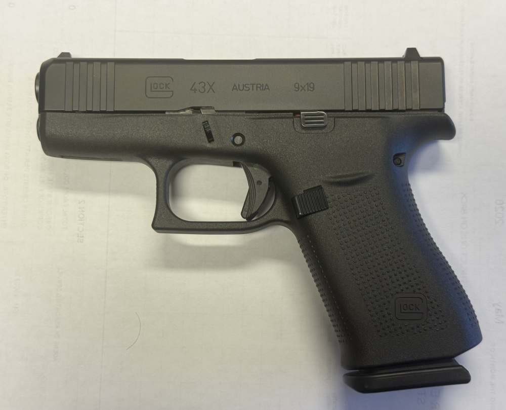 Glock 43X 9mm With Case & 2 - 10Rnd Magazines-img-1