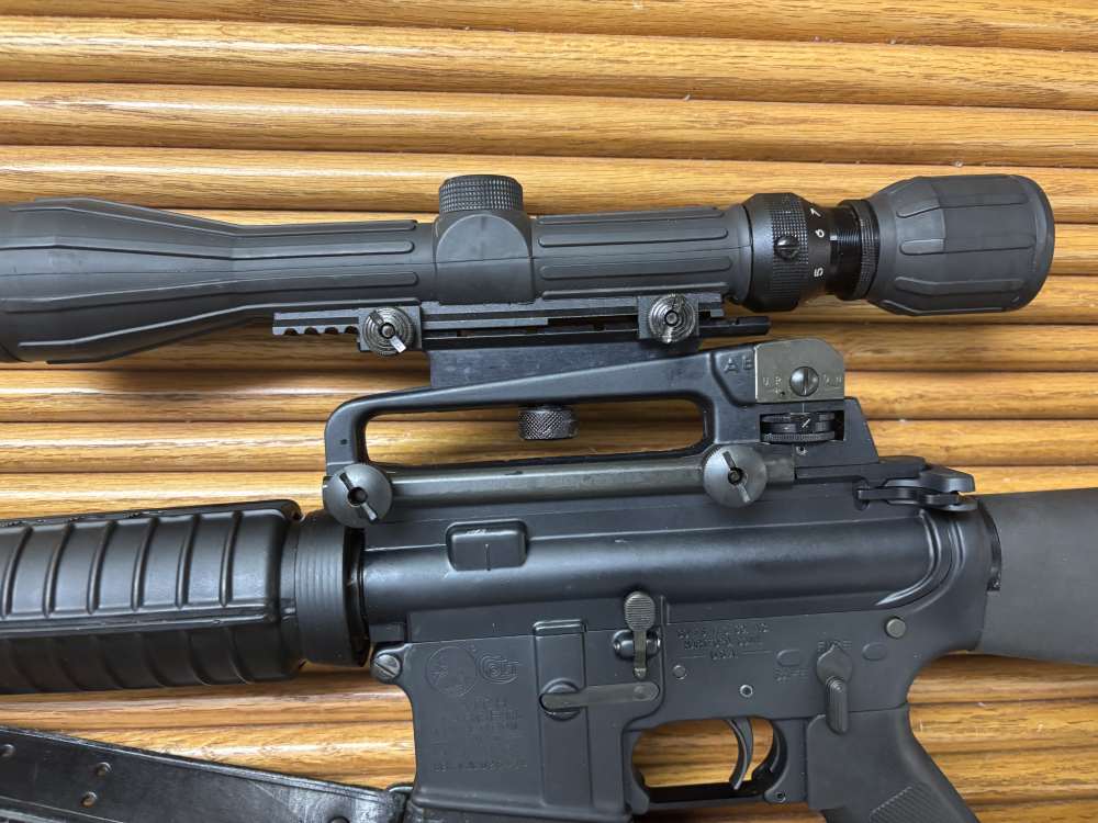 Colt Match Target Competition HBAR ll with Tasco 3-9 rubber armoried scope-img-2