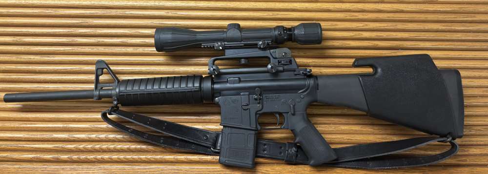 Colt Match Target Competition HBAR ll with Tasco 3-9 rubber armoried scope-img-0