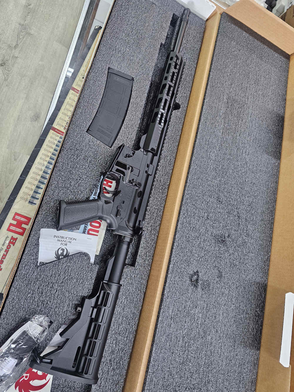 Ruger AR-556 8529 new 5.56 no cc fees-img-0