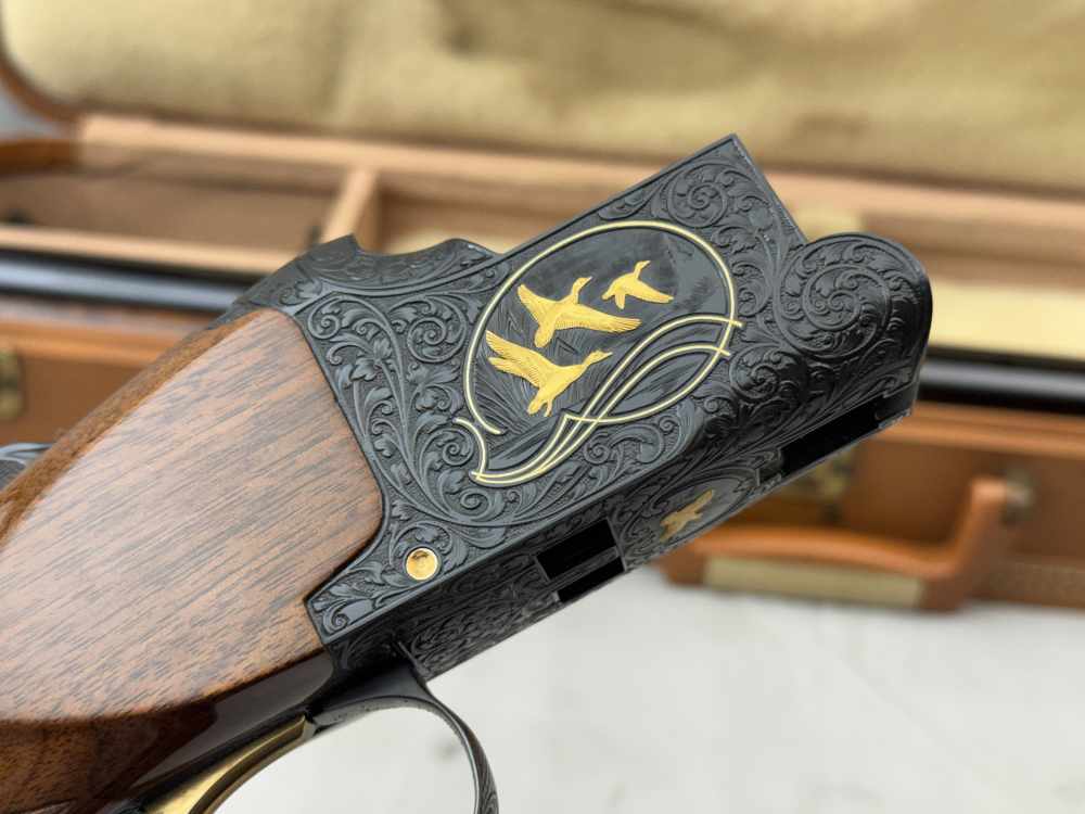 Desirable 1961 Belgian Browning Superposed Midas 12ga 28" Full/Mod Vrancken-img-0