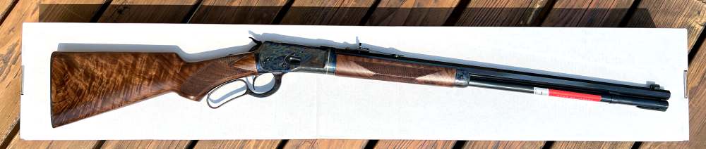 Winchester 1892 Deluxe Case Color 44 MAG 24" Octagon T/D NIB 2026 Nice Wood-img-4