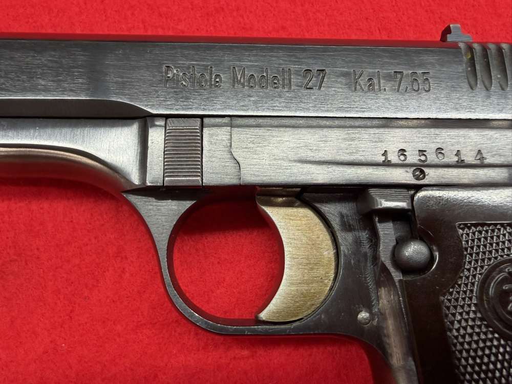 1942 CZECH CZ 27 7,65 (32 ACP) (4) 9RD MAGS W/ HOLSTER MATCHING SN LIKE NEW-img-4
