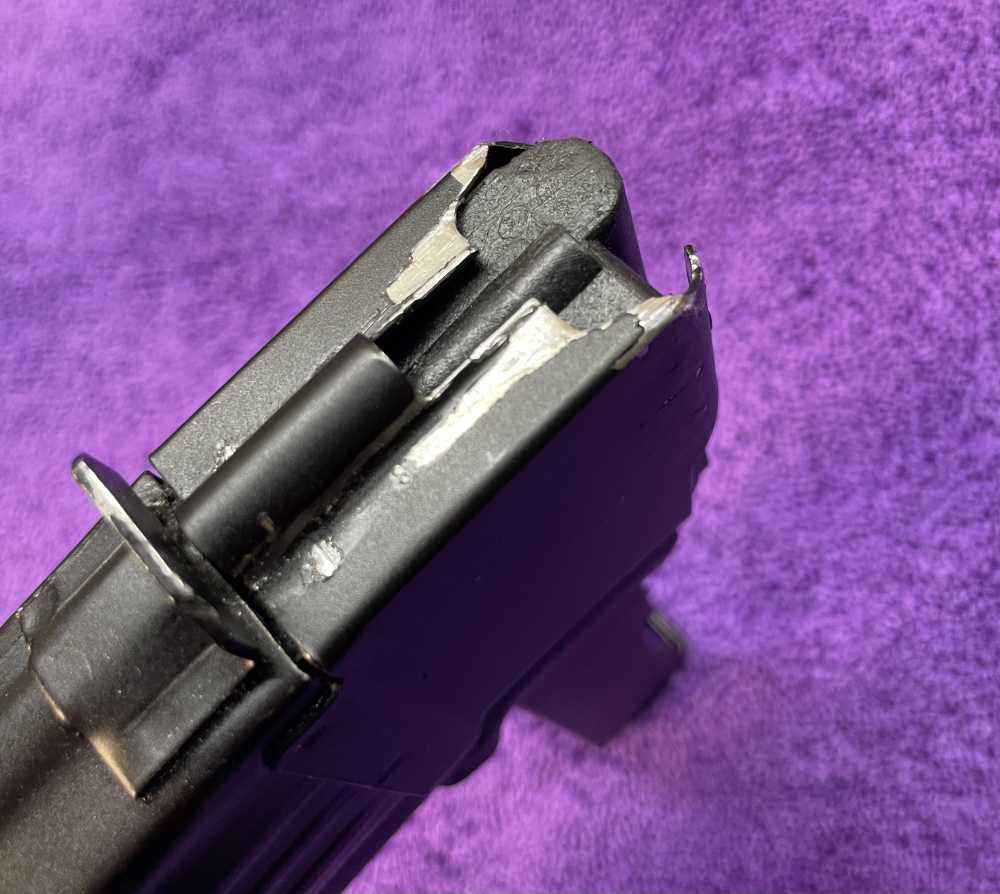 Extremely Rare Vintage 60rd Sks Magazine , Flat Back / Unknown Maker /-img-6